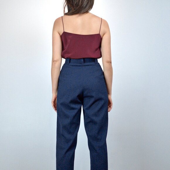 Jay Godfrey Burgundy Silk Camisole, V Neck Tank Top with Sheer Layer, sz 2 - Picture 3 of 8